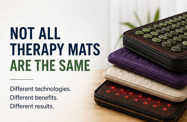 Not all therapy mats are the same. Different technologies. Different benefits. Different results.