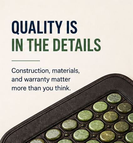 Quality is in the details. Construction, warranty and materials matter more than you think.