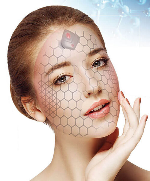 SF3 Micro Current Facial Mask on woman