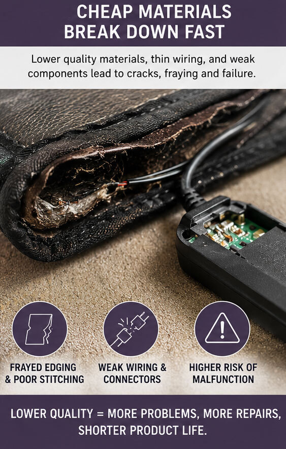 Cheap materials on other mats break down fast