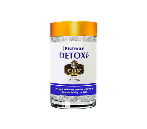 Bottle of Detoxi 300 HRS Bamboo Salt.