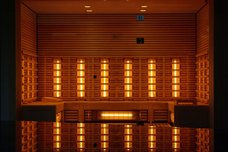 Traditional infrared sauna