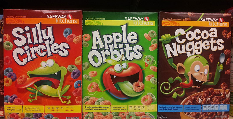 Knockoff cereal brands